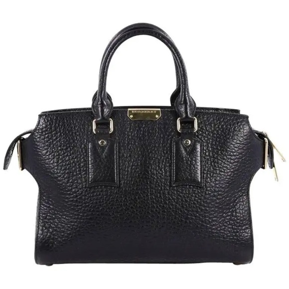 Burberry Clifton Convertible Tote Heritage Grained Leather Medium - Picture 1 of 15